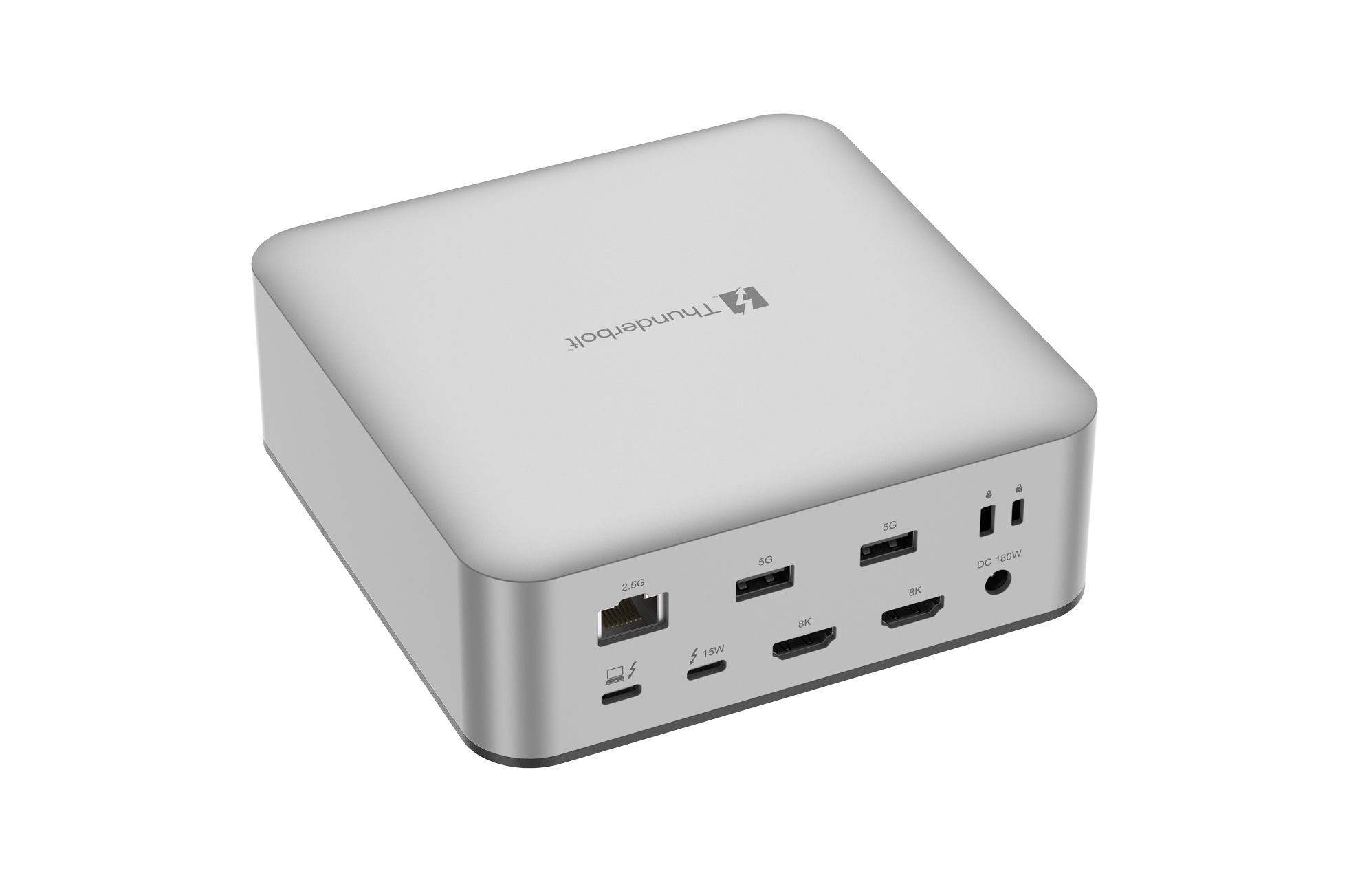 80G & 120G Thunderbolt 5 Triple videos 15-in-1 Hub with M.2 SSD